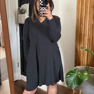 Soft Works Lyocell Longsleeve Knee length Dress. M